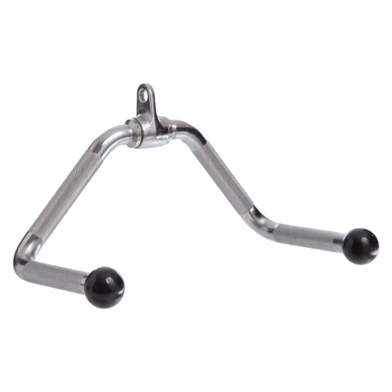 Ручка для нижньої тяги York Fitness Multi-Purpose багатофункціональна з гумовими наконечниками, хром Киев