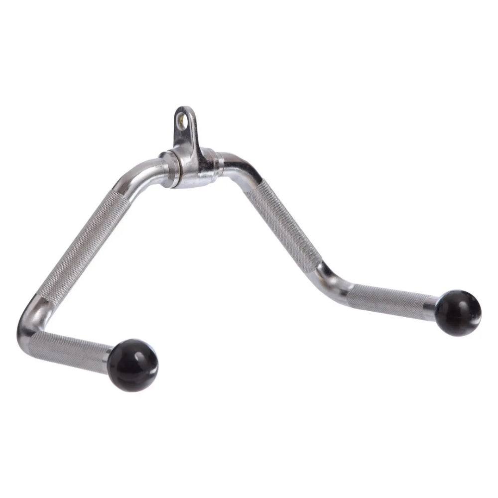 Ручка для нижньої тяги York Fitness Multi-Purpose багатофункціональна з гумовими наконечниками, хром Киев - изображение 1