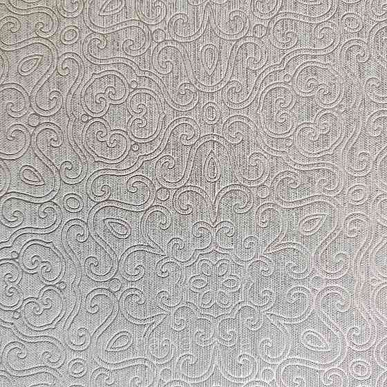 Шпалери метрові вінілові на флізелін Villa Marburg Lombardi вензелі східний малюнок бірюзовий з сріблом Київ