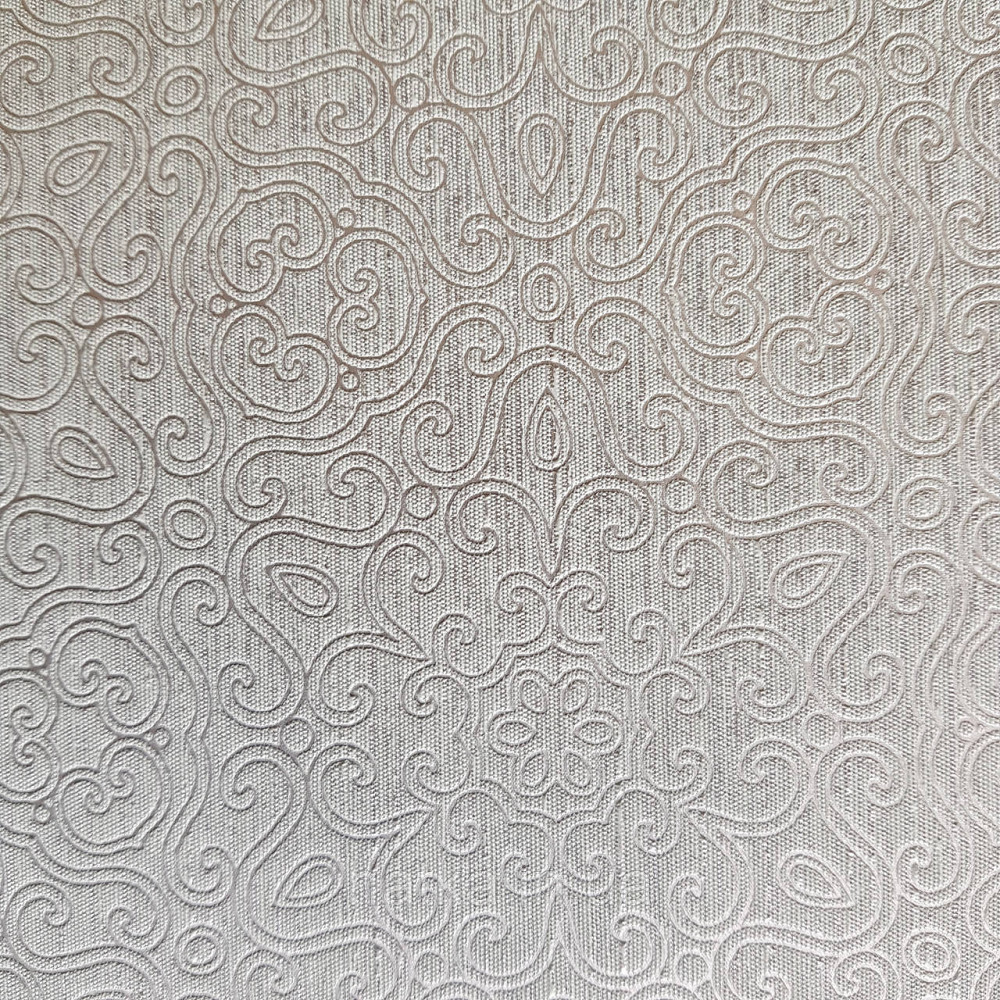 Шпалери метрові вінілові на флізелін Villa Marburg Lombardi вензелі східний малюнок бірюзовий з сріблом Київ - фото 3