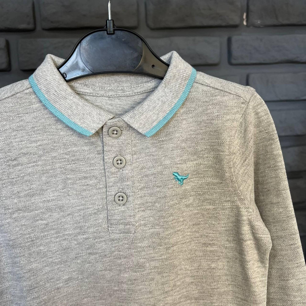 Дитяча Кофта Поло для Хлопчика George Сіра 4-5 років (104-110см) пакунок малюка Киев - изображение 3