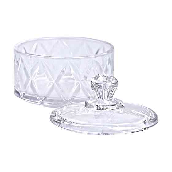 Цукерниця з кришкою Ø 10 скляна HP-YH-20 Коломия