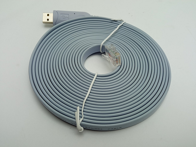 Кабель пристроїв Lucom USB2.0 A-RJ45(RS232) M/M 5м Луцьк - фото 1