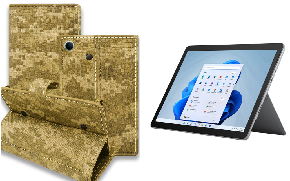 Книжка-трансформер для планшета Microsoft Surface Go, Go 2, Go 3, колір Black Pixel Київ - фото 1