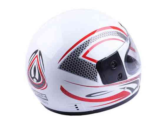 Шлем мотоциклетный интеграл MD-А105  (белый глянцевый, size L) Мукачево