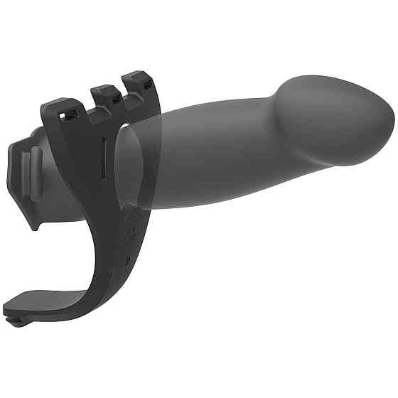 Страпон унісекс Doc Johnson Body Extensions – Be Risque, вібрація, пульт керування, порожня насадка Sex Aura Київ