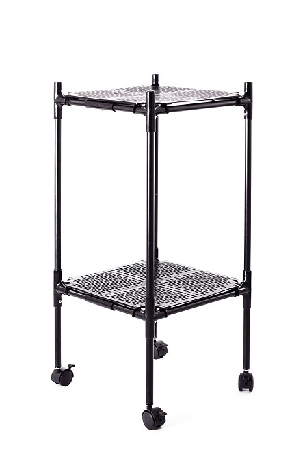 Підставка для квітів металева  Stativer чорного кольору. Двоповерхова полиця для рослин. Борисполь - изображение 4