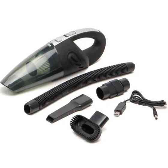 Мощный беспроводной пылесос автомобильный для сухой и влажной уборки в машине и дома +5 насадок ZR-77 Киев