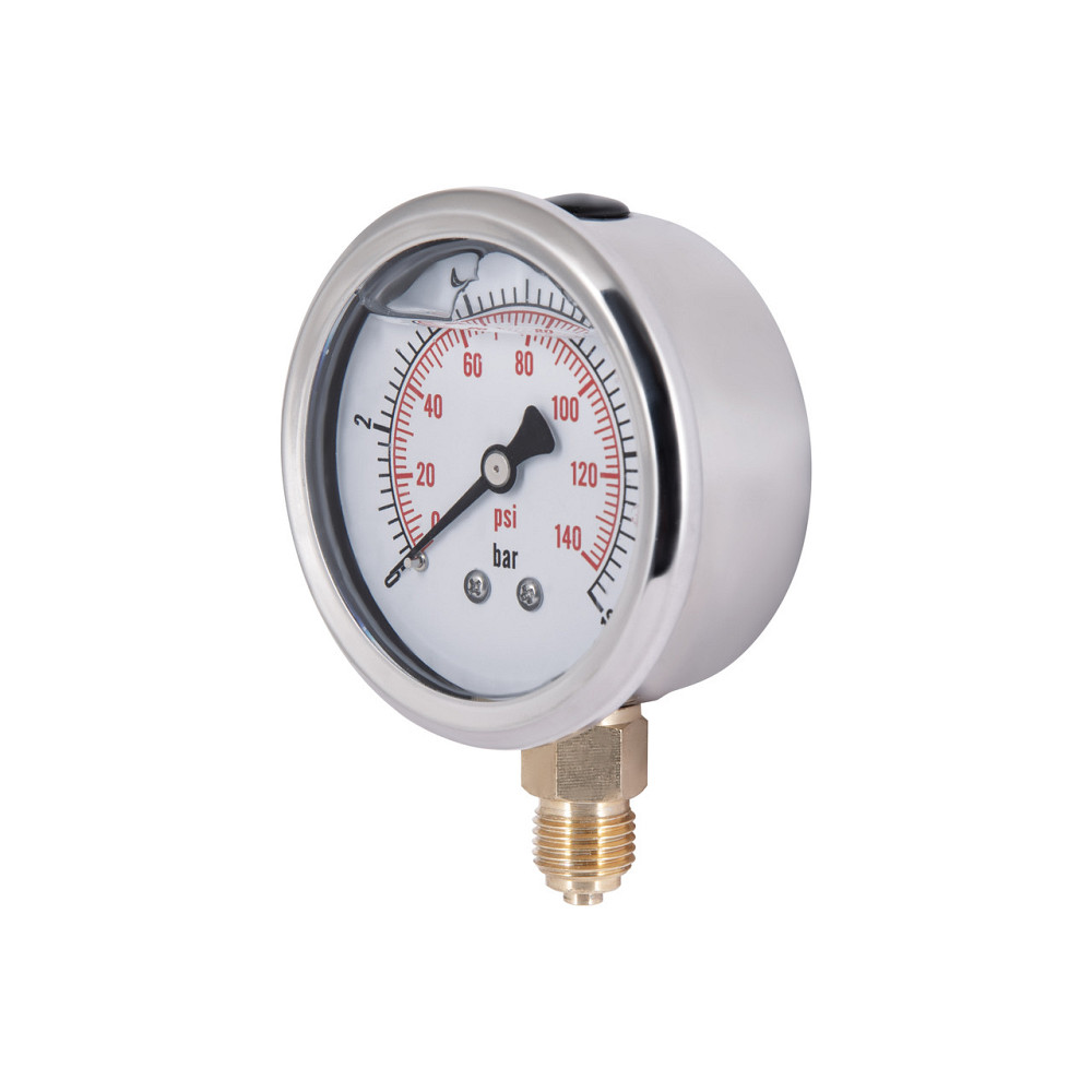 Манометр із гліцерином Thermo Alliance Forte 10 барів, 1/4"Н, нижнє під'єднання TAF170G10B Київ - фото 9