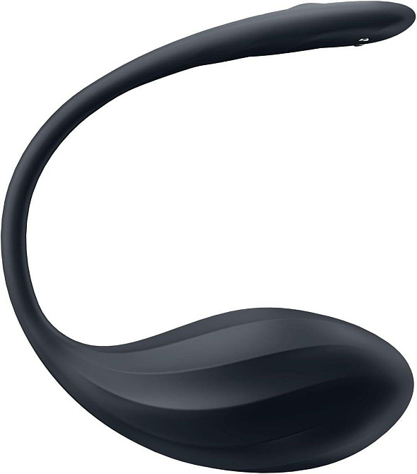 Смарт-виброяйцо Satisfyer Ribbed Petal Connect App Black, управление со смартфона, пульт ДУ Sex Aura Киев - изображение 3