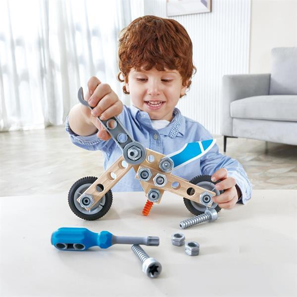 Конструктор Hape Мотоцикл 34 детали (E3037) Харьков - изображение 12