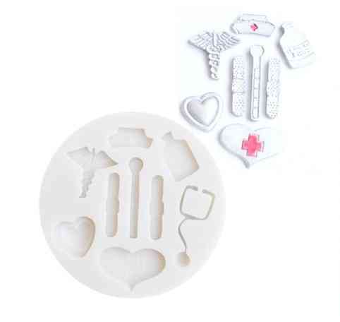 Молд силиконовый Медицинский набор 81 мм серый Киев