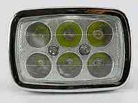 Вставка у фару світлодіодна квадратна (D=14,9 cm 21W, 6 лампочок, дальній/ближній) EVO Київ