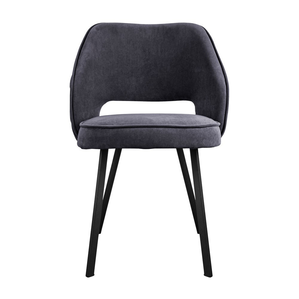 Стілець крісло м'який MarvelDesign Simple 54 прямокутні ніжки Сірий Київ - фото 2