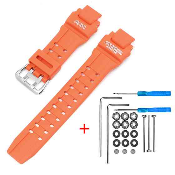 Ремінець для Casio G-Shock GA-1000 Orange SI SBR Київ