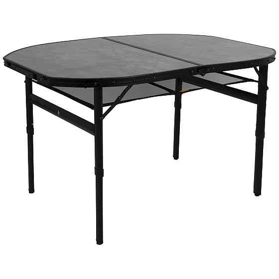 Стол Bo-Camp Northgate Oval 120x80 cm Black/Grey (1404187) Вінниця