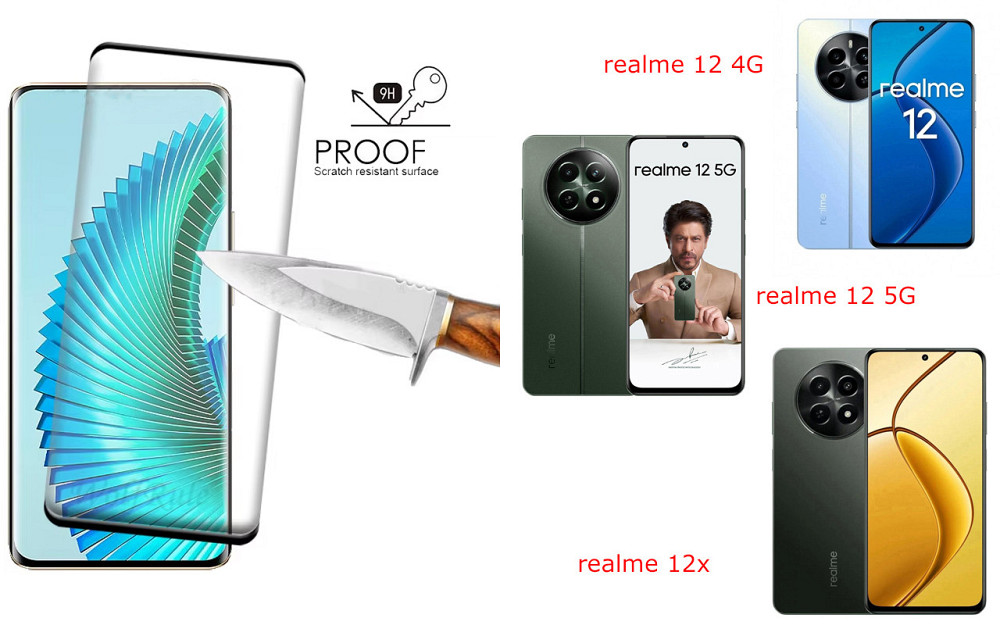Захисне скло HyperGlass Pro для realme 12 4G, realme 12 5G, realme 12x – максимальна чутливість та захист Київ - фото 1