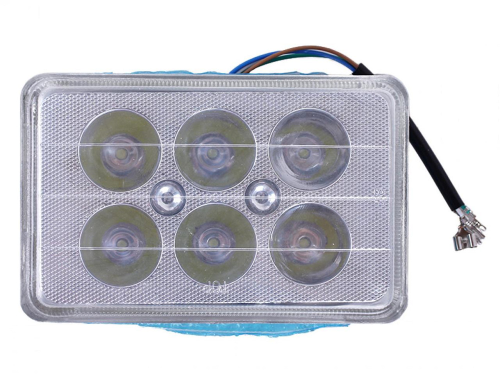 Вставка у фару світлодіодна квадратна LED (6 діодів) (165*105мм) Мукачево - фото 1