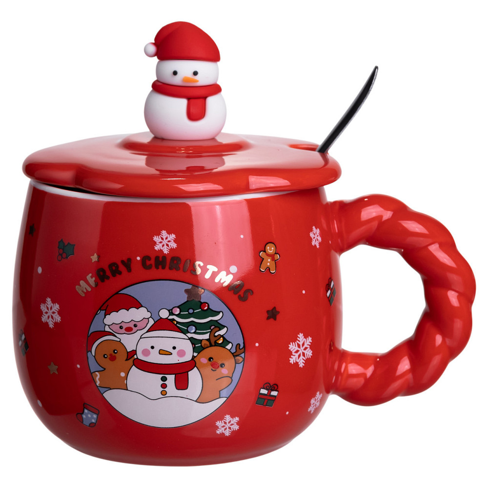 Чашка "Зимня Сказка" з кришкою 400 мл Київ - фото 2