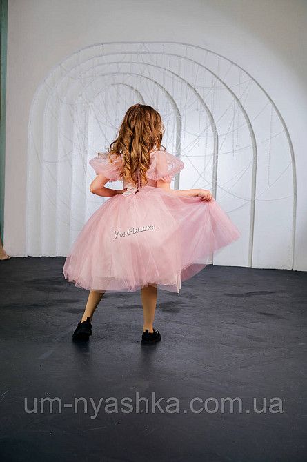 Пудровое платье пышное с блестками Кривой Рог - изображение 5