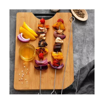 Шампур Bergner Bbq 36 см 4 шт (BG-40222-MM) Винница - изображение 2