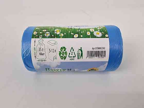 Мусорный пакет 35литров (100шт HD) Супер Торба синий (1 рул) Харьков