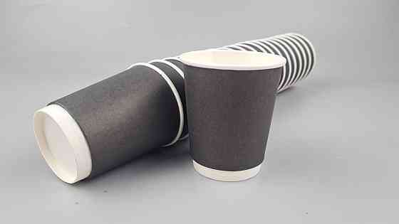 Склянка картонна 2-шарова 300 мл (8oz) "Чорний Маестро (20 шт.) Харків