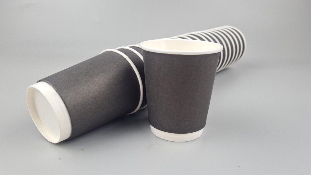 Склянка картонна 2-шарова 300 мл (8oz) "Чорний Маестро (20 шт.) Харків - фото 1