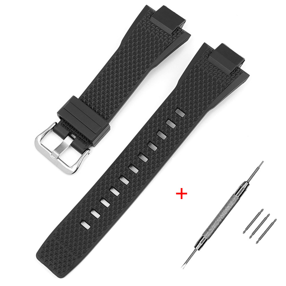 Ремінець для Casio G-Shock GST-B400 Black SI SBR Київ - фото 1