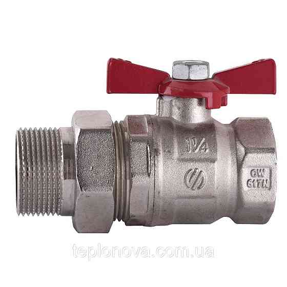 Кран кульовий прямий з американкою ARCO 1 1/4| SENA 154106 Чернівці