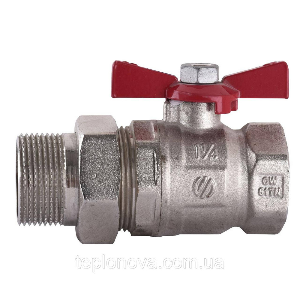 Кран кульовий прямий з американкою ARCO 1 1/4| SENA 154106 Чернівці - фото 1