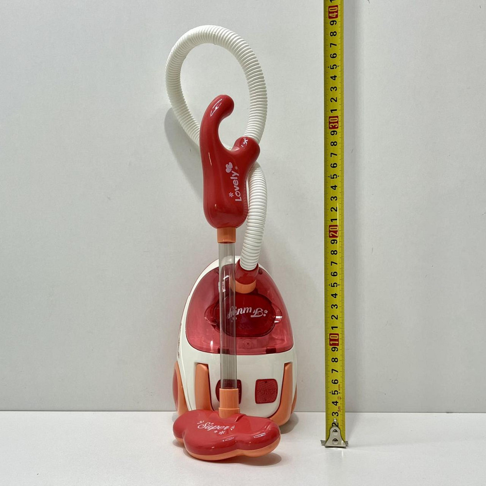 Набір для прибирання з пилососом світловими ефектами 12 предметів Червоний (8023) Чернігів - фото 4