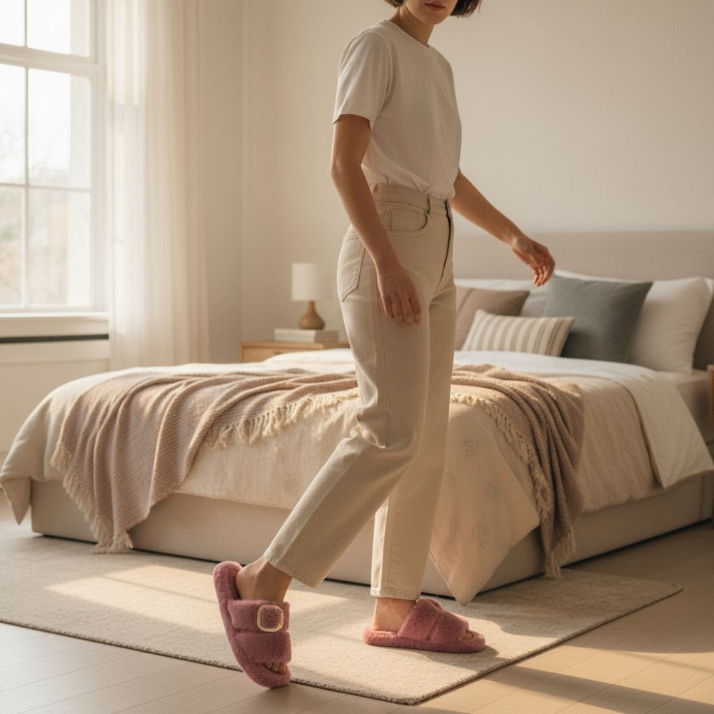 Женские тапочки домашние мягкие меховые Розовые Одесса - изображение 7