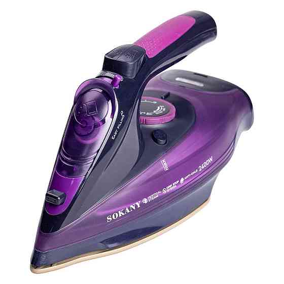 Ручна бездротова праска для одягу SOKANY професійна парова 2400 Вт HP-UR-2 Київ