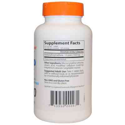 Витаминно-минеральный комплекс Doctor's Best МСМ (метилсульфонилметан) 1500, OptiMSM, 120 таблеток (DRB-00097) Винница