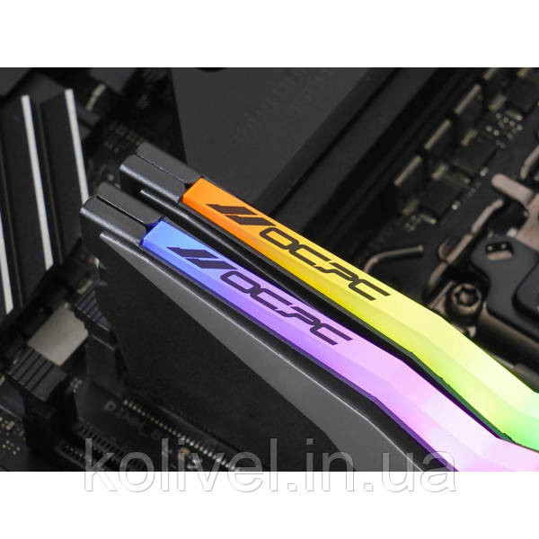 DDR5 32Gb 6200MHz (2*16Gb) OCPC PISTA RGB C36 Titan, Retail Kit (MMPT2K32GD562C36T) Київ - фото 7