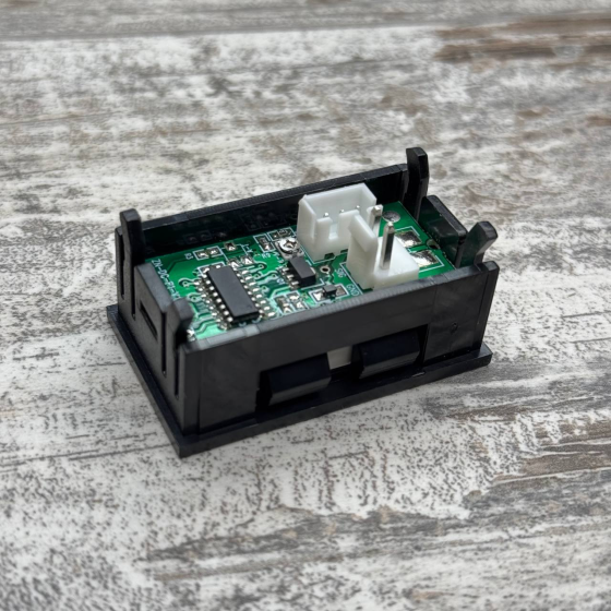 Вольтметр амперметр цифровий LED з шунтом вимір до 100В 50А панельний індикатор Київ