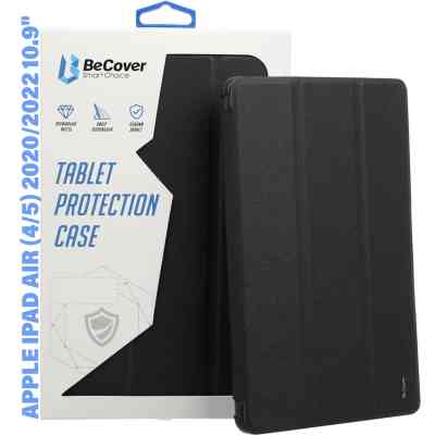 Чохол до планшета BeCover Soft Edge TPU Apple Pencil Apple iPad Air (4/5) 2020/2022 10.9&quot; Black (711696) Вінниця