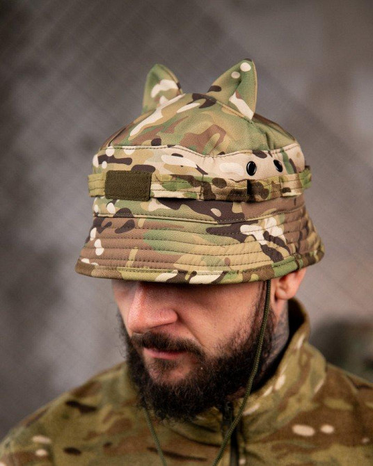 Тактична панама софтшел вушка мультикам ПП7961 Одеса - фото 2