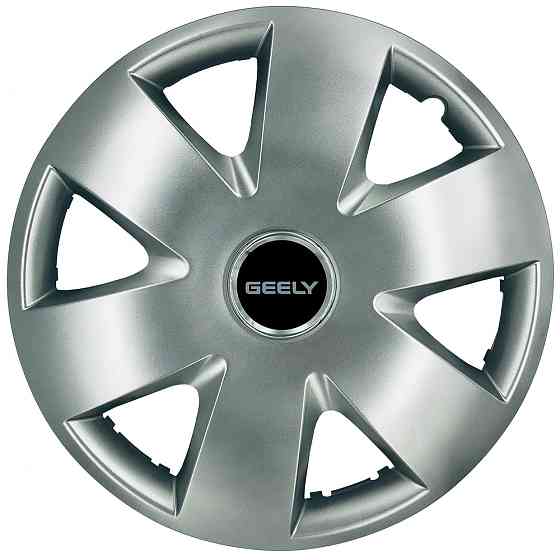 Автомобільні модельні ковпаки R15 Geely 308 4шт, SJS, сріблясті Київ