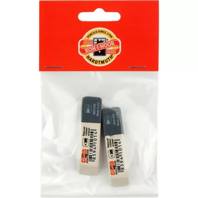 Гумка Koh-i-Noor комбінована BlueStar, 6521/60 (полібег 2 шт) (6521/60/2/P) Вінниця - фото 2