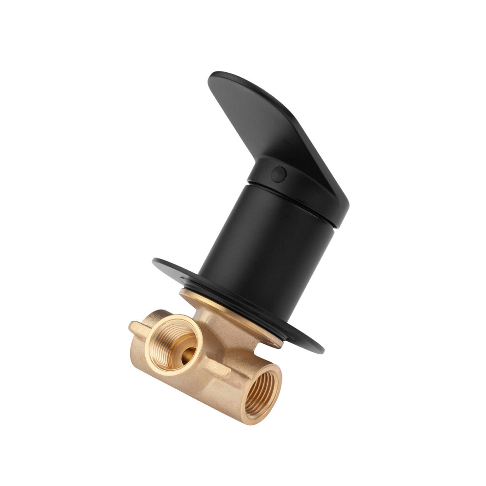 Смеситель скрытого монтажа для душа Kroner Element 211433-3801 черный Киев - изображение 2