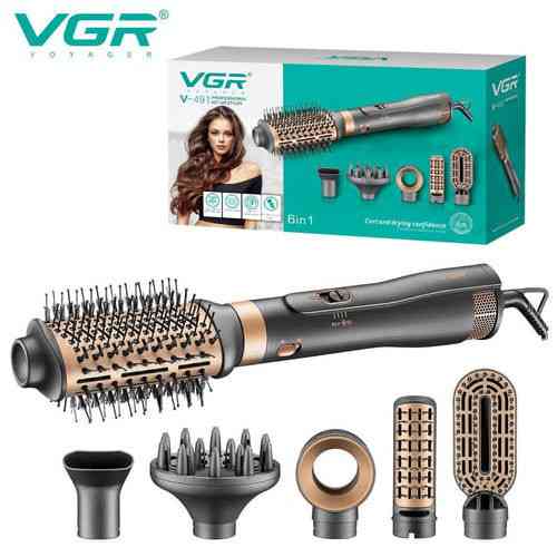 Фен для ломких волос VGR V-491, Фен брашинг, Фен-брашинг для волос, Фен QV-691 щетка выпрямитель Киев