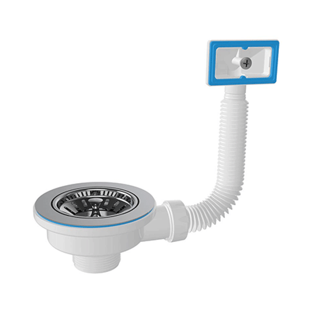 Випуск для сифону 3 1/2 з переливом NOVA (для євромийки) Харків - фото 1