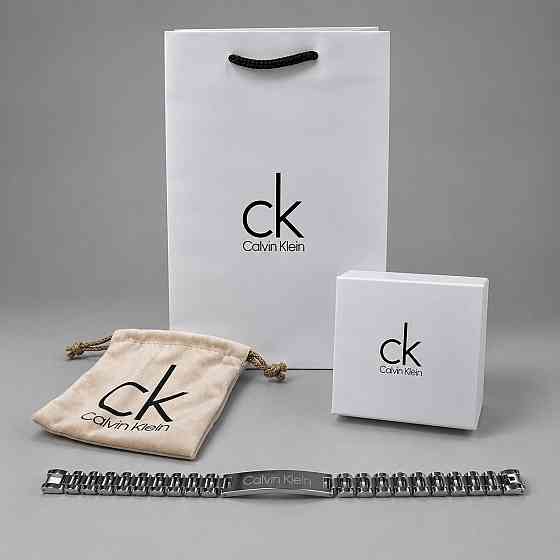 Мужской браслет на руку Calvin Klein из нержавеющей стали (30119) Киев
