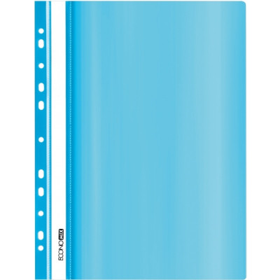 Папка-скоросшиватель Economix А4 с перфорацией, фактура "глянец", пастельная голубая (E31510-82) Винница - изображение 1