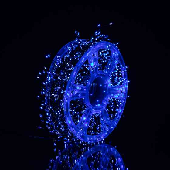 Garlando Новорічна гірлянда Хвойна лапа кімнатна роса 100 м 3000 LED зелений провід Синє сяйво Коломия