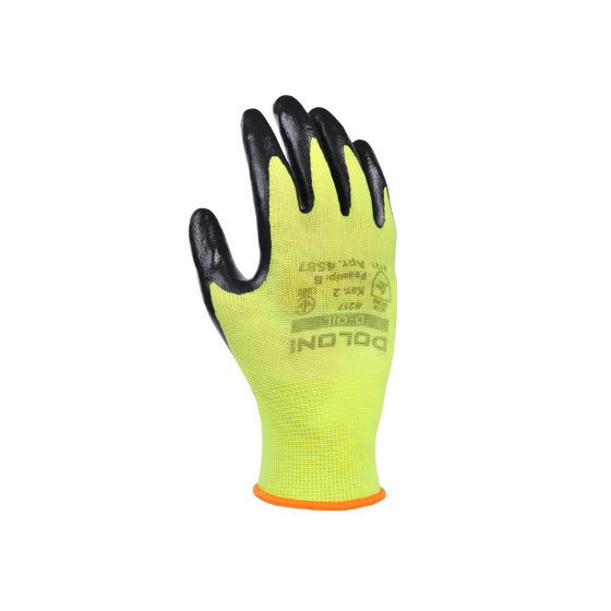 Рукавички 4587 D-OIL трикотаж нітрилове покриття неповний облив р.8(M) чорний ДКГ Житомир - изображение 2