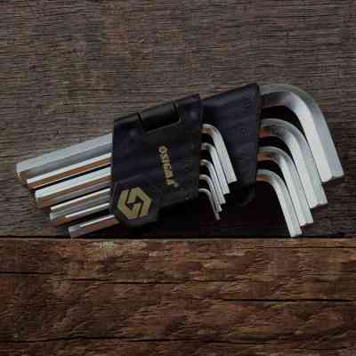 Ключ Sigma набір шестигранних 9шт 1.5-10мм CrV, короткі (4022011) Вінниця