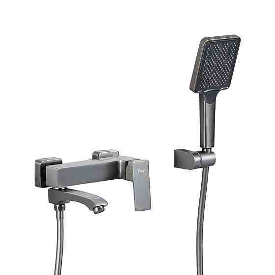 Змішувач для ванни FRAP F3276-9 з душовим гарнітуром, графіт Київ